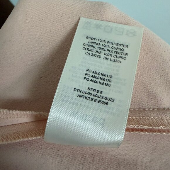 Aritzia Wilfred Aperture Sleeveless Tie Back Mini Dress Women's Size 0 - Picture 4 of 10